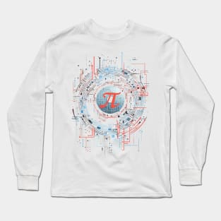 Pi Harmony: Infinite Design" Long Sleeve T-Shirt